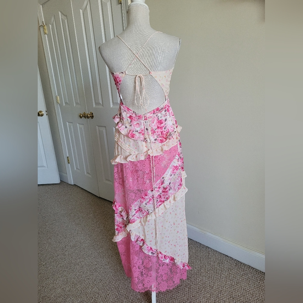 For Love And Lemons Rosalyn Maxi Lace Dress - Picture 4 of 7